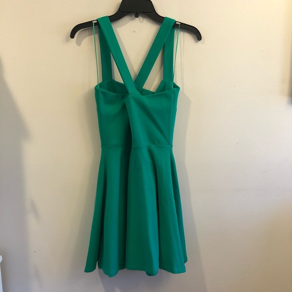 Zara Green A-Line Dress - Picture 5 of 6